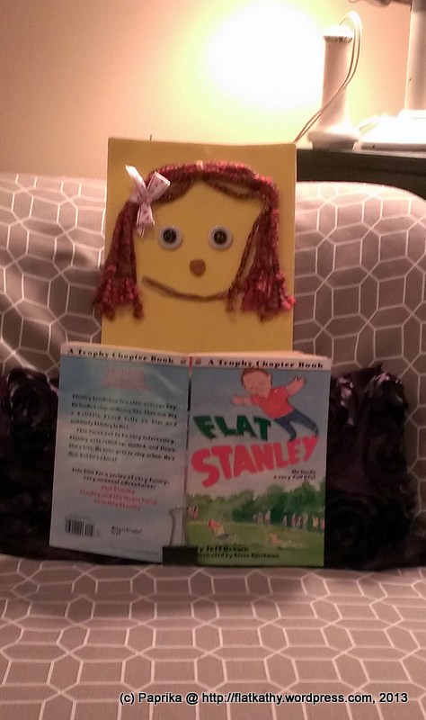 Who knew that there were other flat adventurers just like me? - I am quite enthralled by the story of Flat Stanley. I think I want to write a book li
